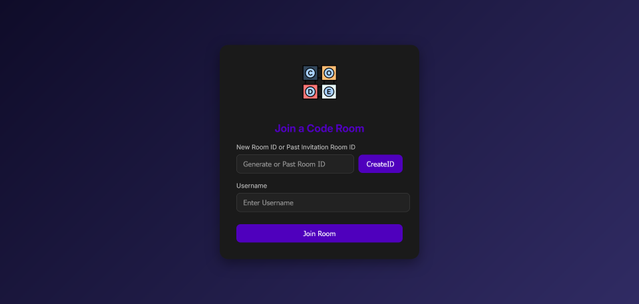 Real Time Code Editor