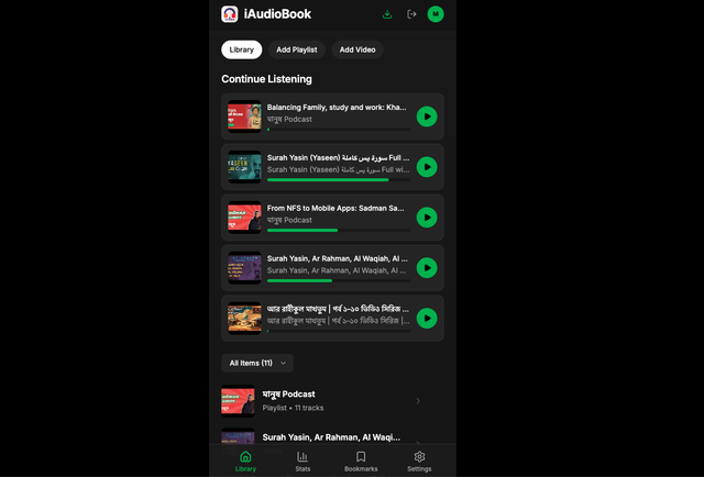 iAudioBook (Vibe Coding)